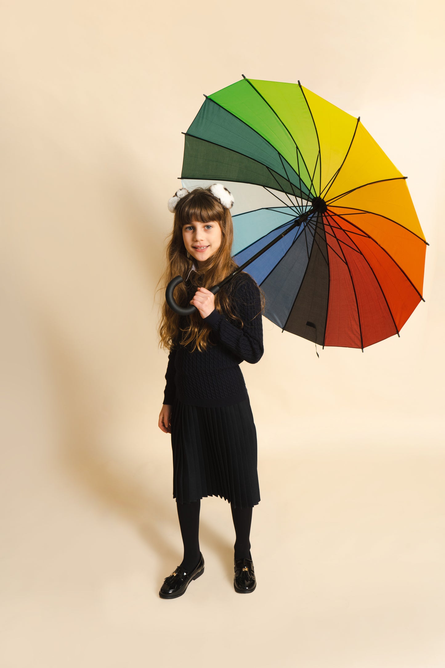 Navy - Cambridge Tiny Permanent Pleat Skirt