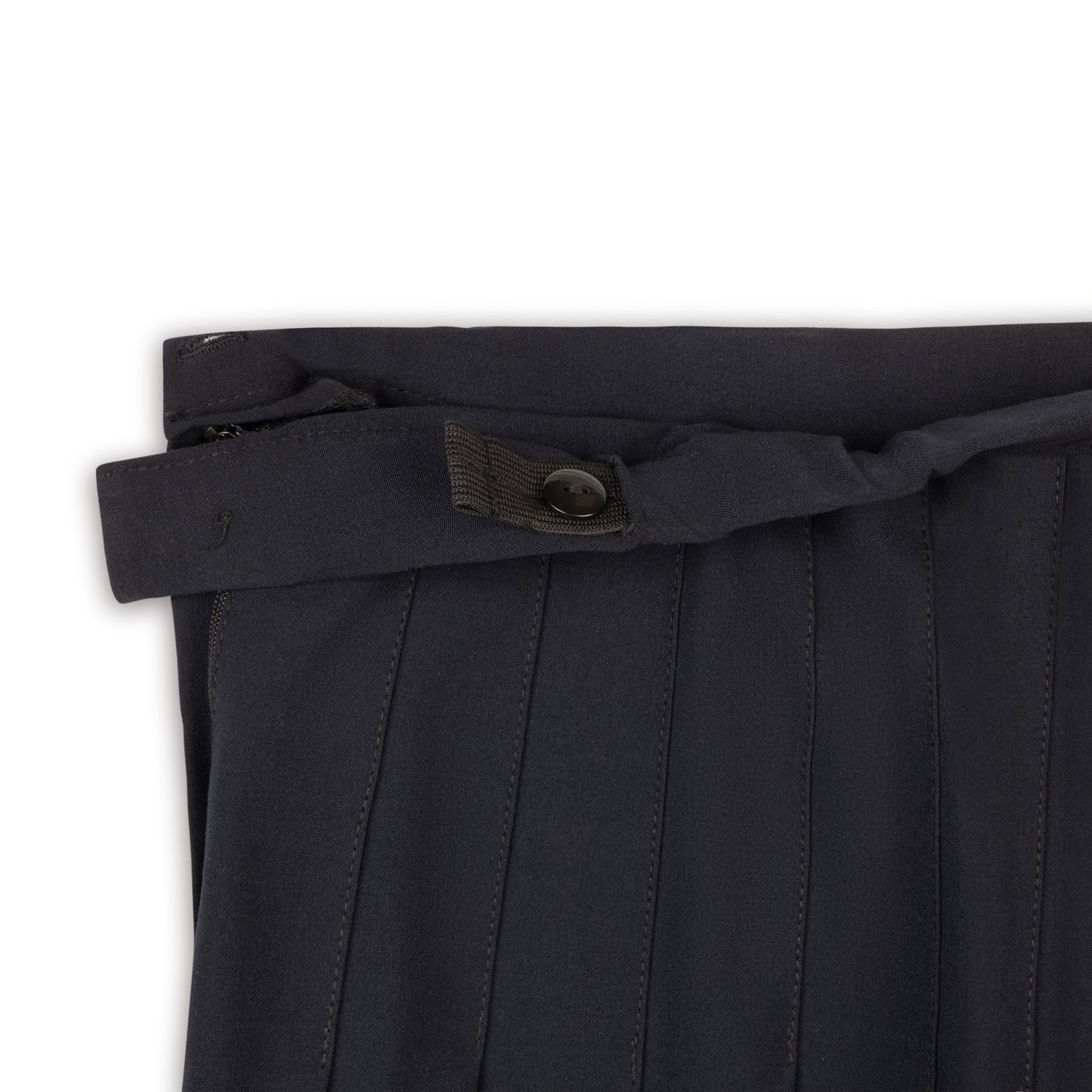 Navy - Soft Skirt - Regular Pleat Width