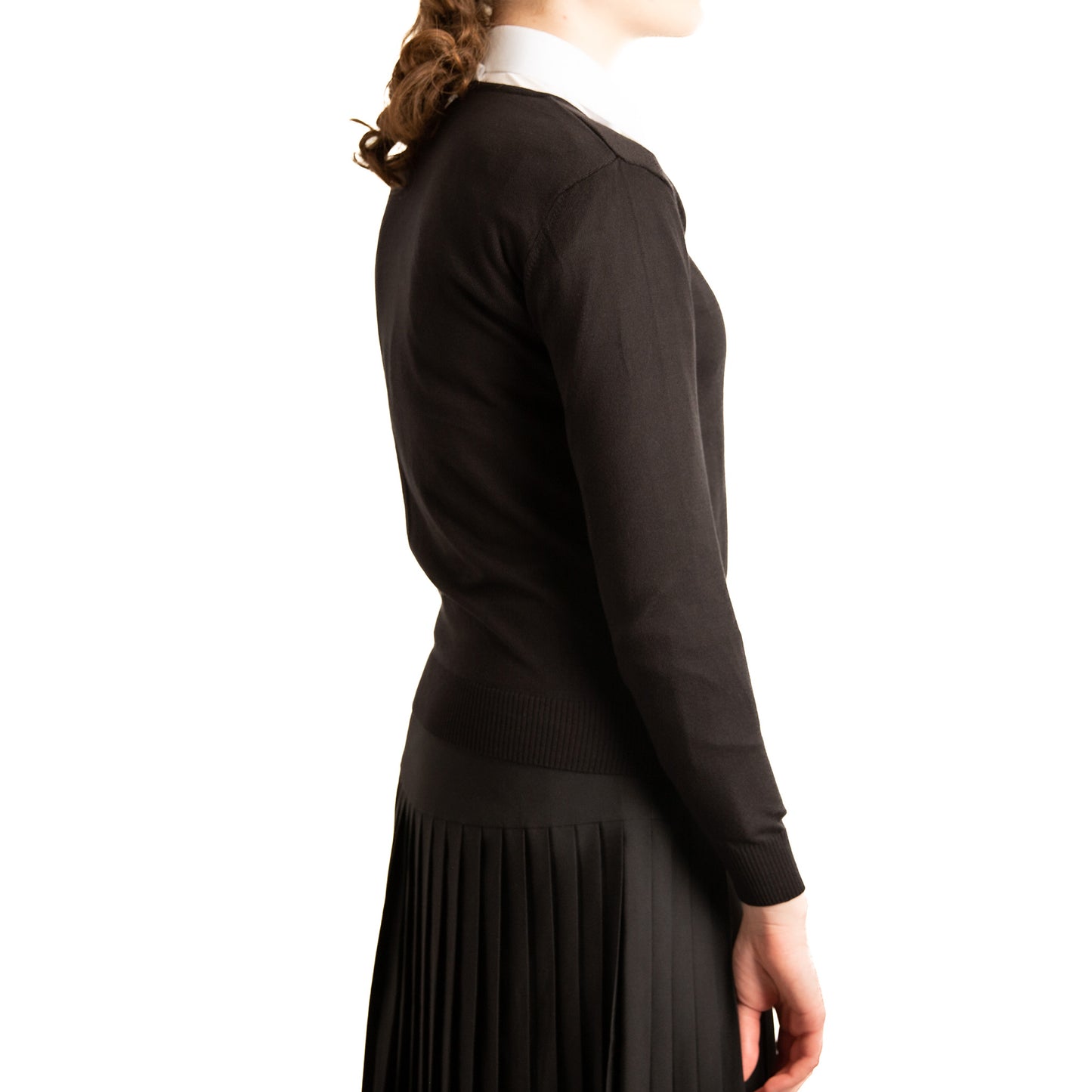 Classic V Neck Sweater U.P - Black