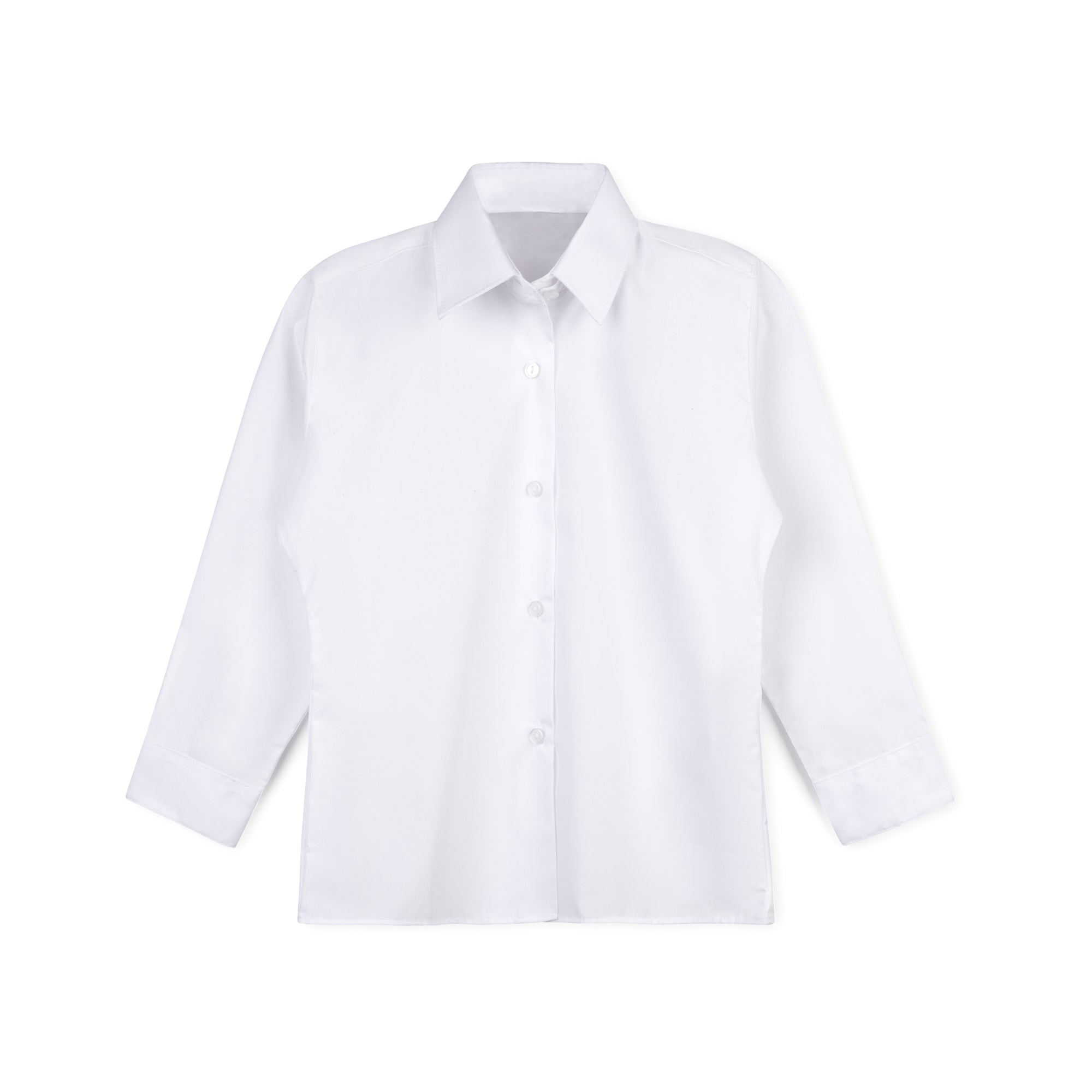 White School Shirt Wide fit Uniform Plus