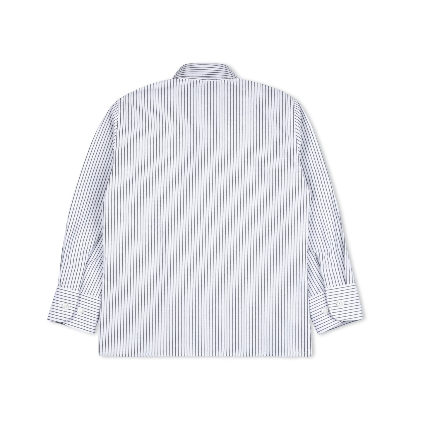 Black & White Pinstripe Oxford Shirt