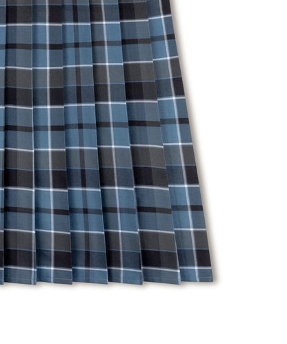 Blue Multi Plaid Skirt