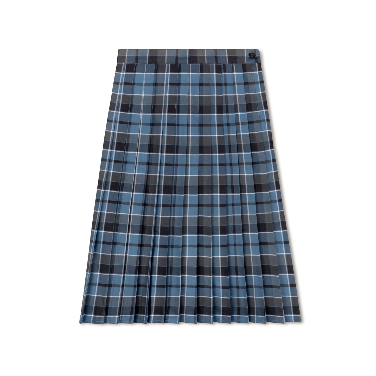 Blue Multi Plaid Skirt
