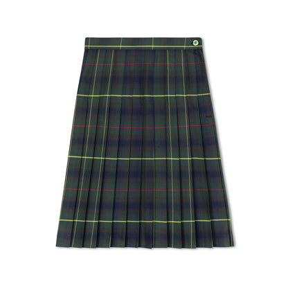 Green Yellow Red Multi Plaid Skirt