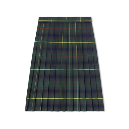 Green Yellow Red Multi Plaid Skirt