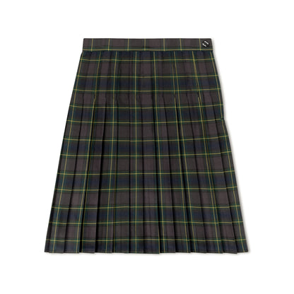 Grey Multi Plaid Skirt