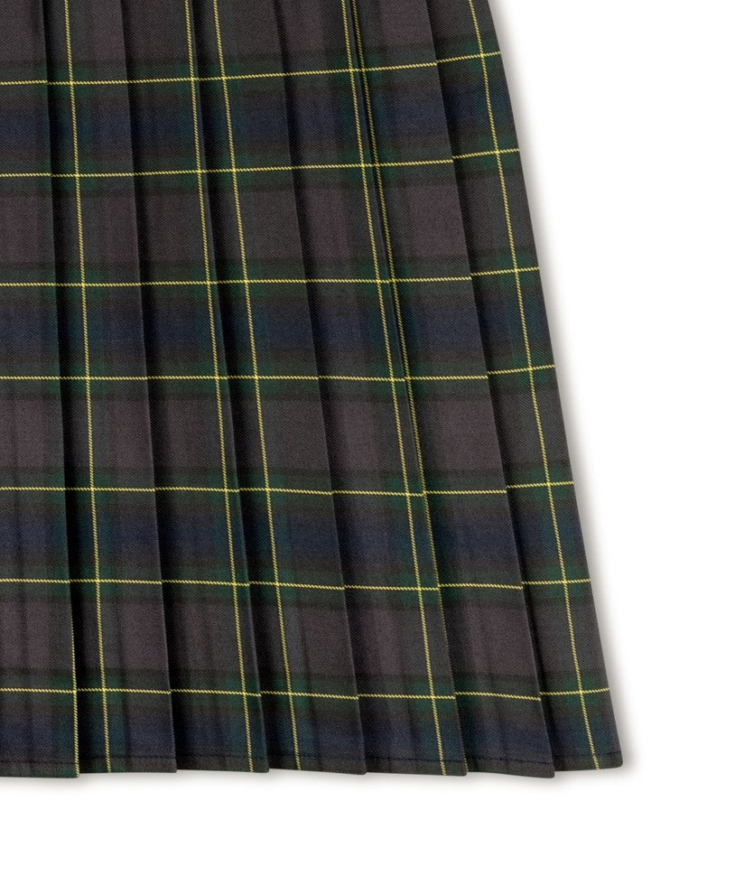 Grey Multi Plaid Skirt