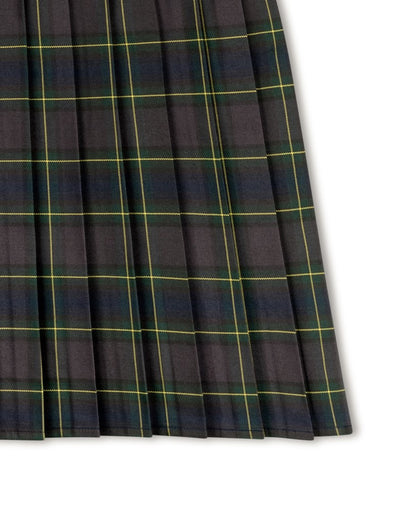 Grey Multi Plaid Skirt
