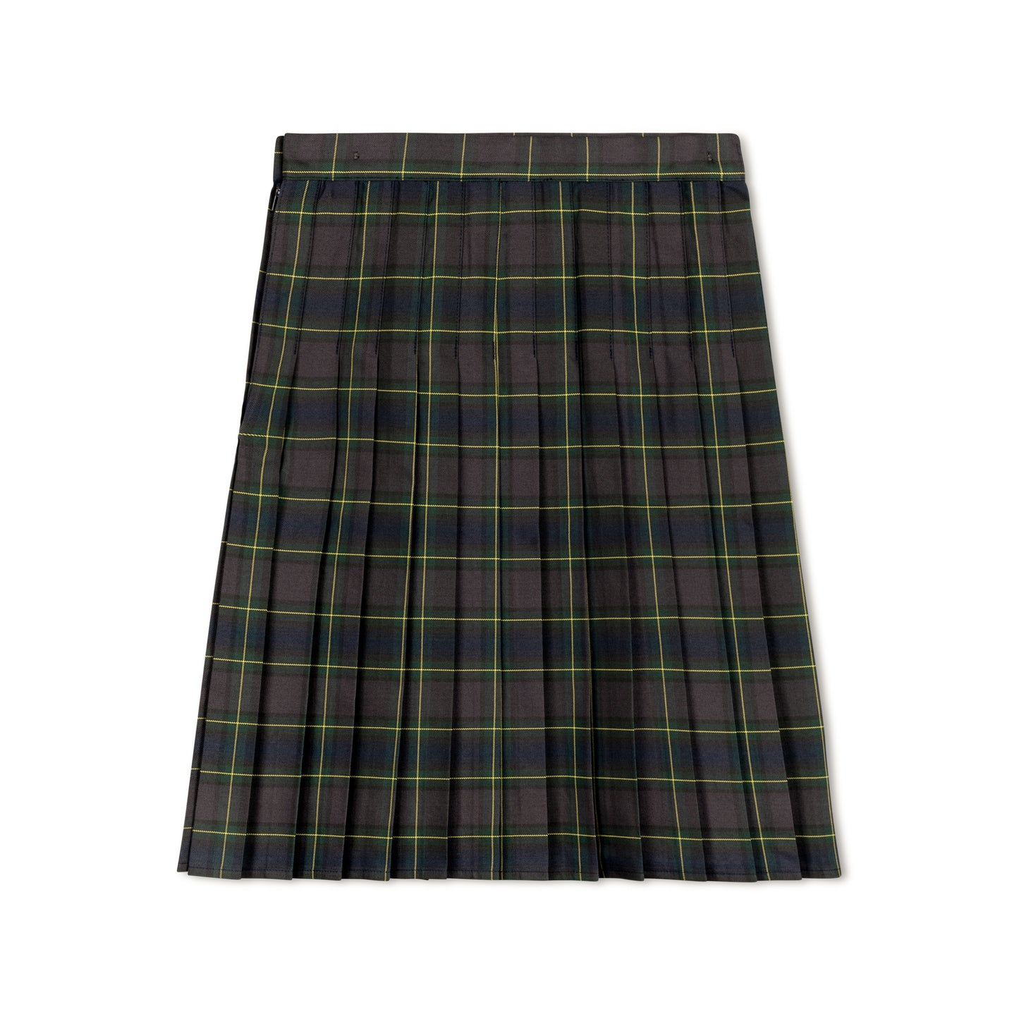 Grey Multi Plaid Skirt