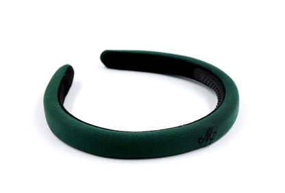 Miss Plaid - Hunter Green Logo Embroidered Headband
