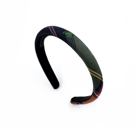 Miss Plaid - Plaid Logo Embroidered Headband