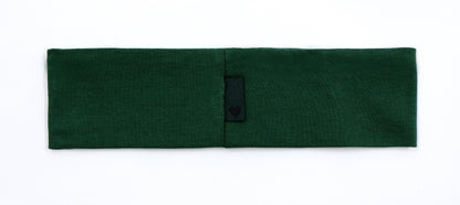 Miss Plaid - Hunter Green Embroidered Sweatband